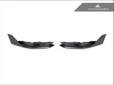 bmw g8x dry carbon fiber performance rear splitter set by autotecknic