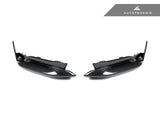 rear dry carbon fiber performance splitter set for bmw g8x m3 and m4 by autotecknic