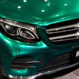 emerald green car wrap