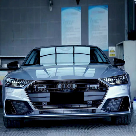 floret silver gloss car wrap