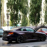 gentian purple gloss car wrap