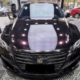 car wrapped in midnight red vinyl wrap