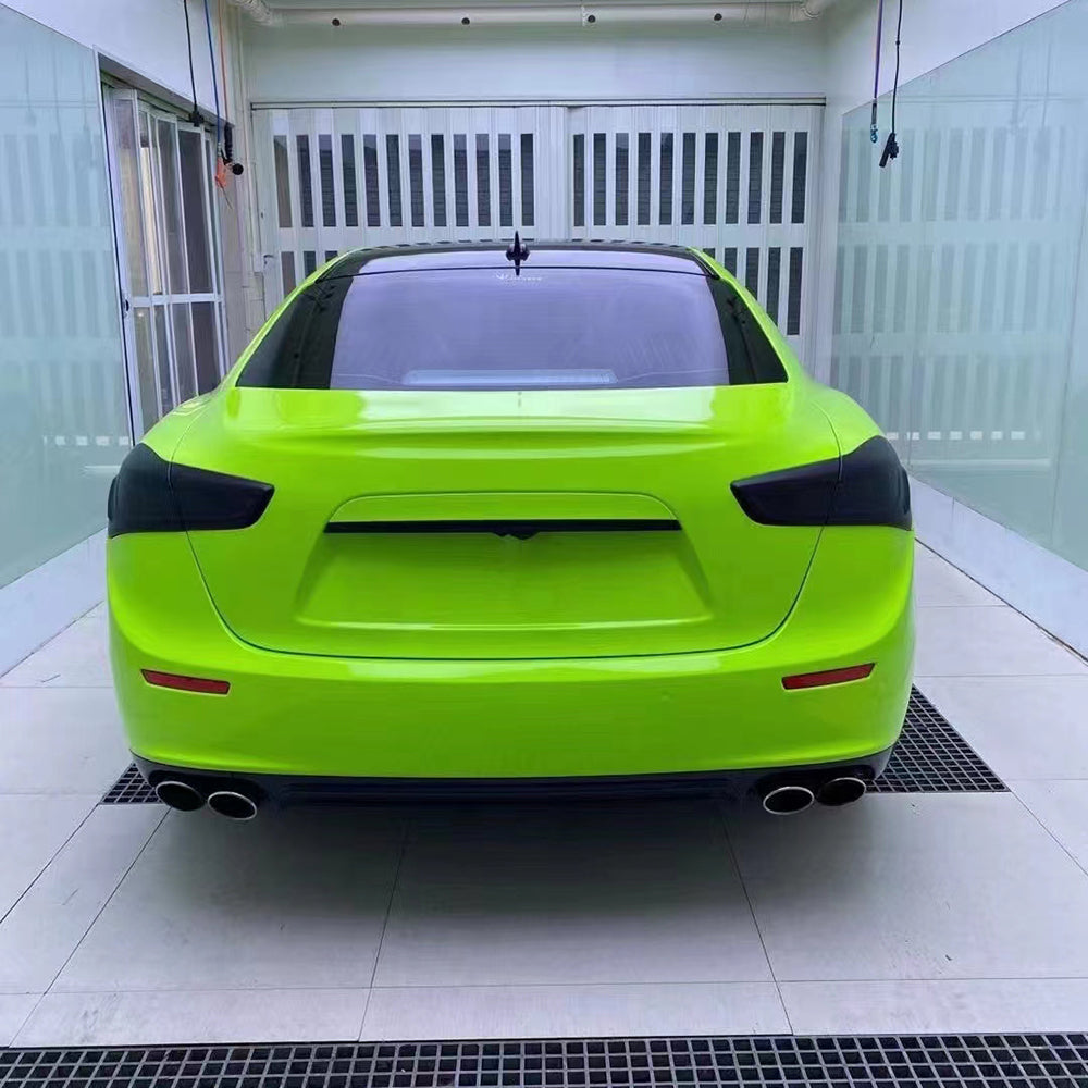 gloss apple green vinyl car wrap