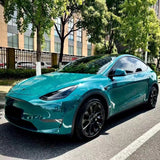 gloss hell green car wrap