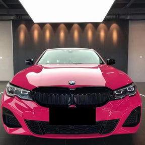 car wrapped in gloss beets purple car wrap