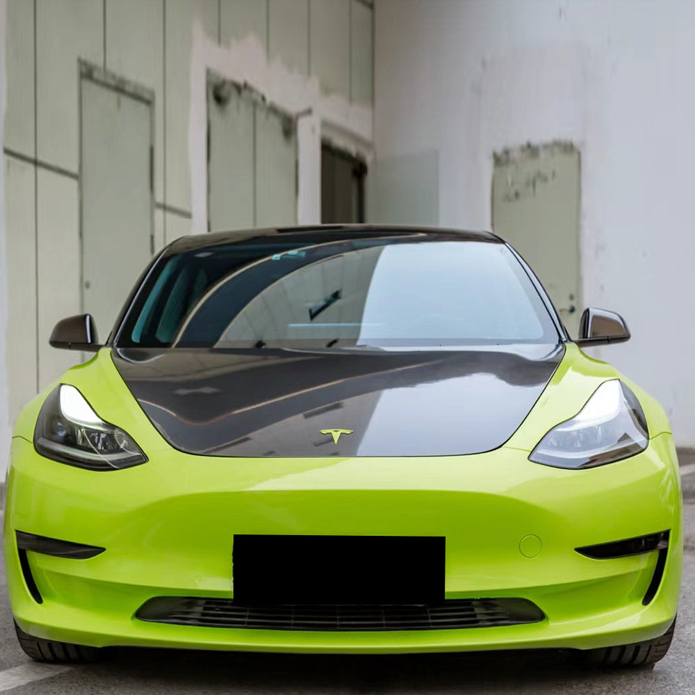 gloss bur green car wrap