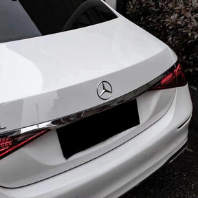 gloss crystal white car wrap on a sedan
