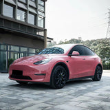 gloss dark plum sauce car wrap