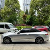 gloss silver car wrap in the shadow