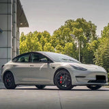 gloss metallic gray car wrap