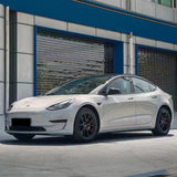 gloss metallic gray car wrap
