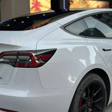 gloss nardo grey car wrap up close