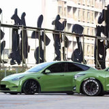cars wrapped in gloss racing green car wrap