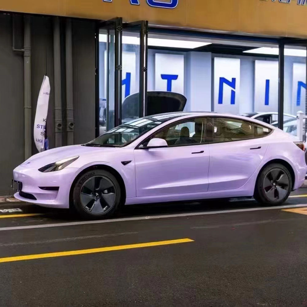 gloss violet star car wrap