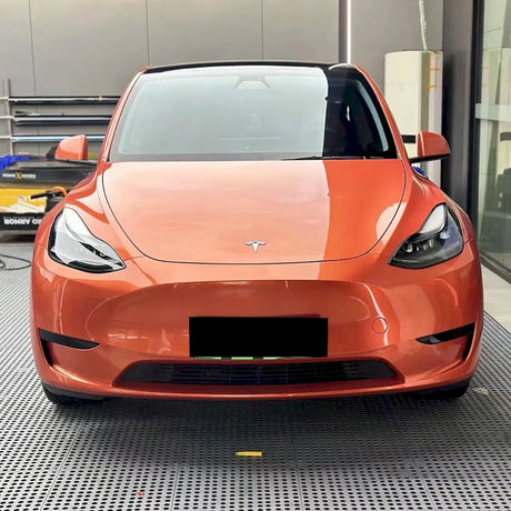 car wrapped in gulf orange car wrap