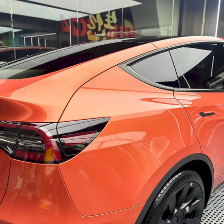 gulf orange vehicle vinyl wrap
