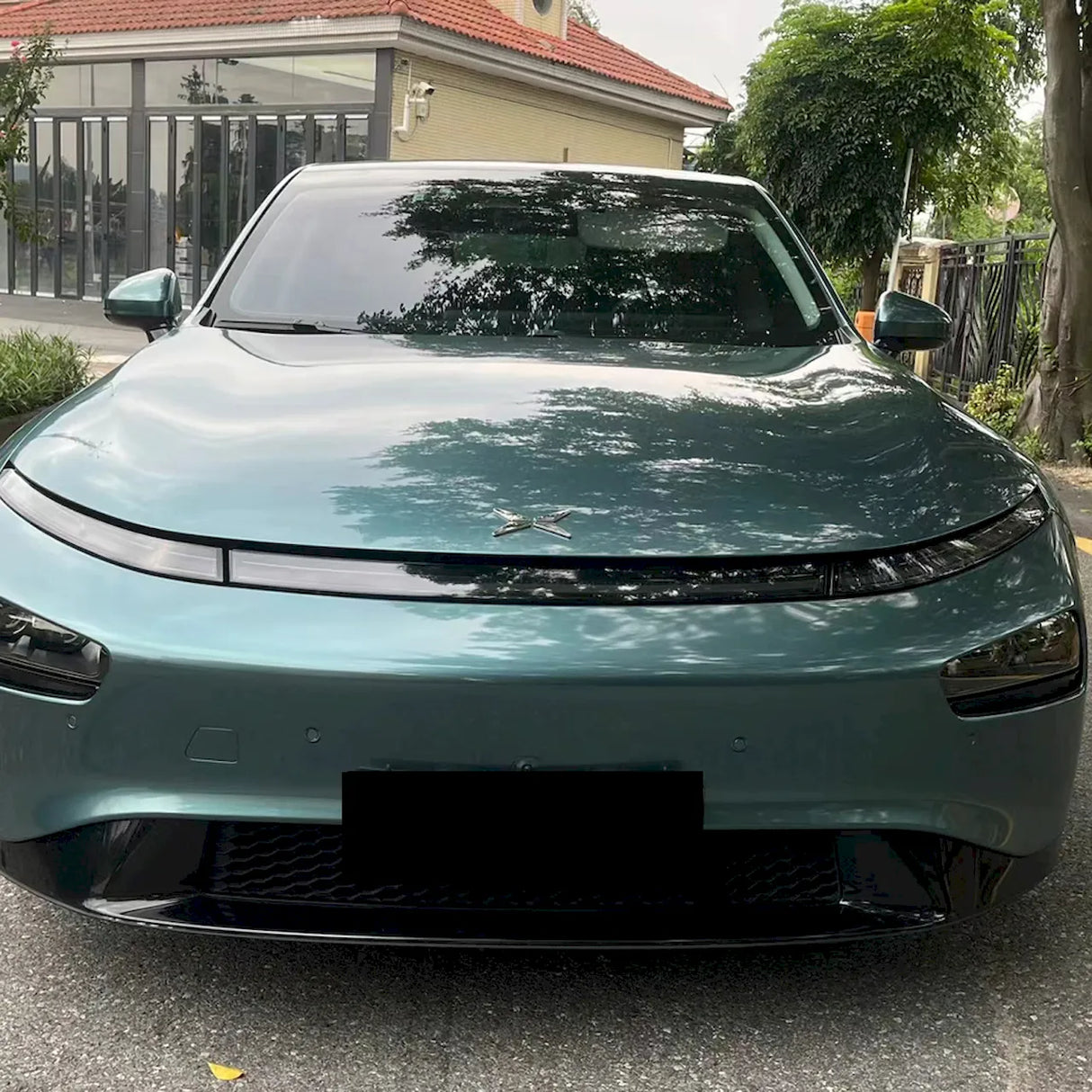 interstellar green wrap on a car