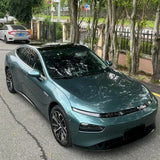 car wrapped in interstellar green wrap