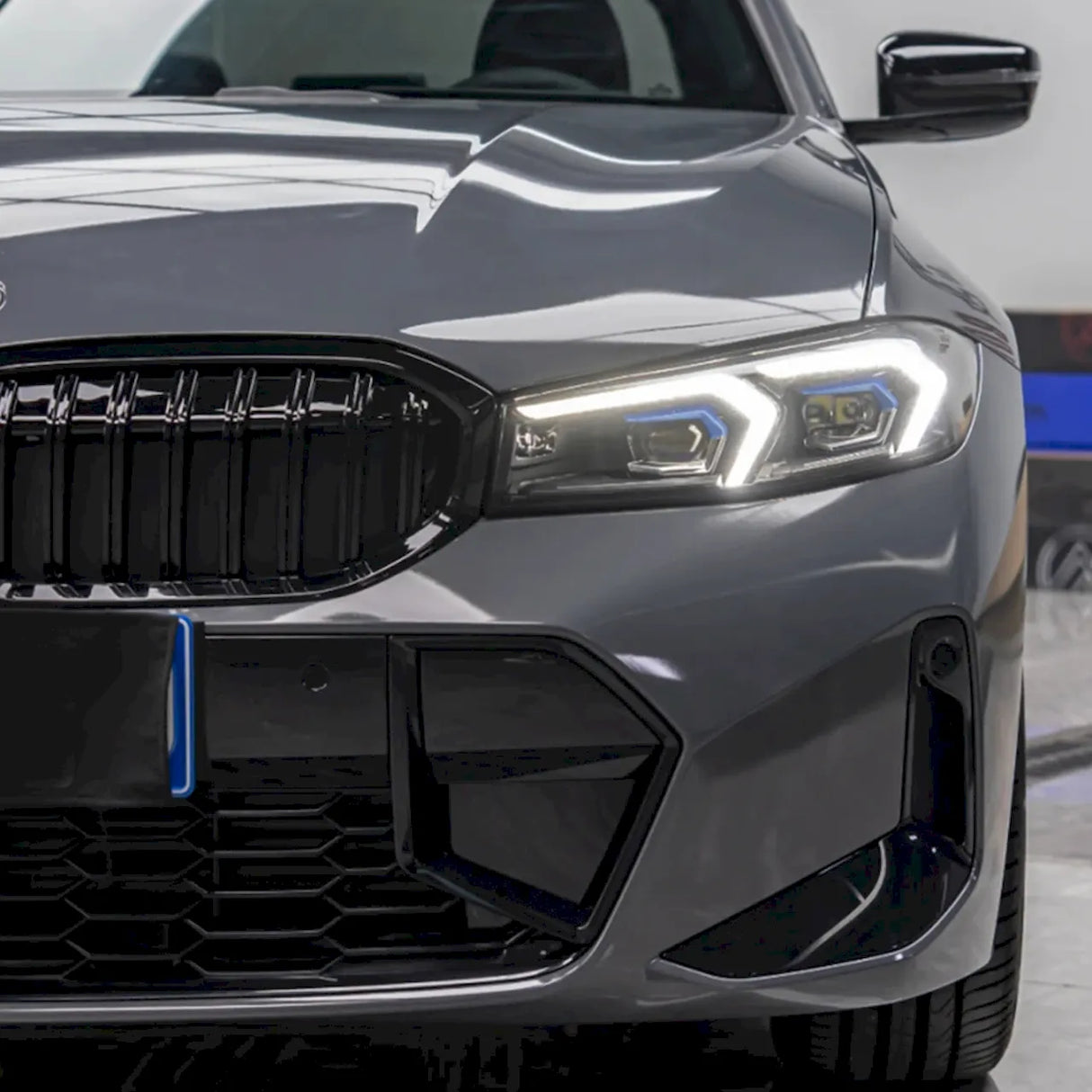 vehicle wrapped in jasper gray car wrap