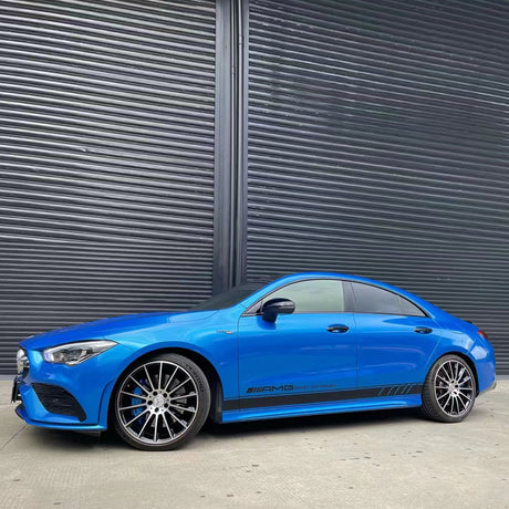 liquid olympic blue car wrap