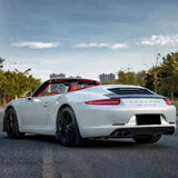 porsche wrapped in a martin silver gray car wrap
