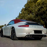 martin silver gray car wrap on a sports car