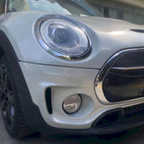 up close look of martin silver gray gloss car wrap