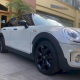 martin silver gray glossy metallic car wrap