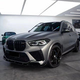 suv wrapped in matte amg grey car wrap