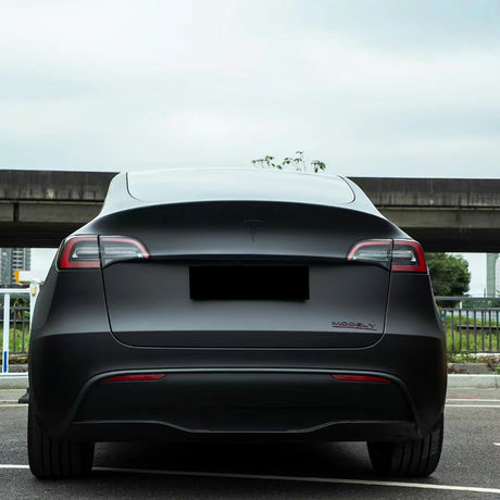 matte chrome black vinyl car wrap