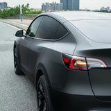 matte chrome black car wrap