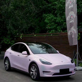 matte diamond pollen pink car wrap