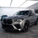 suv wrapped in matte selenite grey car wrap