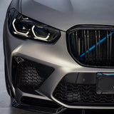 matte selenite grey car wrap close up shot