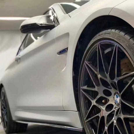 matte ultimate flat silver car wrap