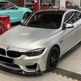 car being wrapped in matte ultimate flat silver car wrap
