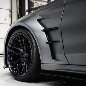 matte liquid silver car wrap