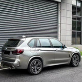 matte liquid silver vinyl car wrap 