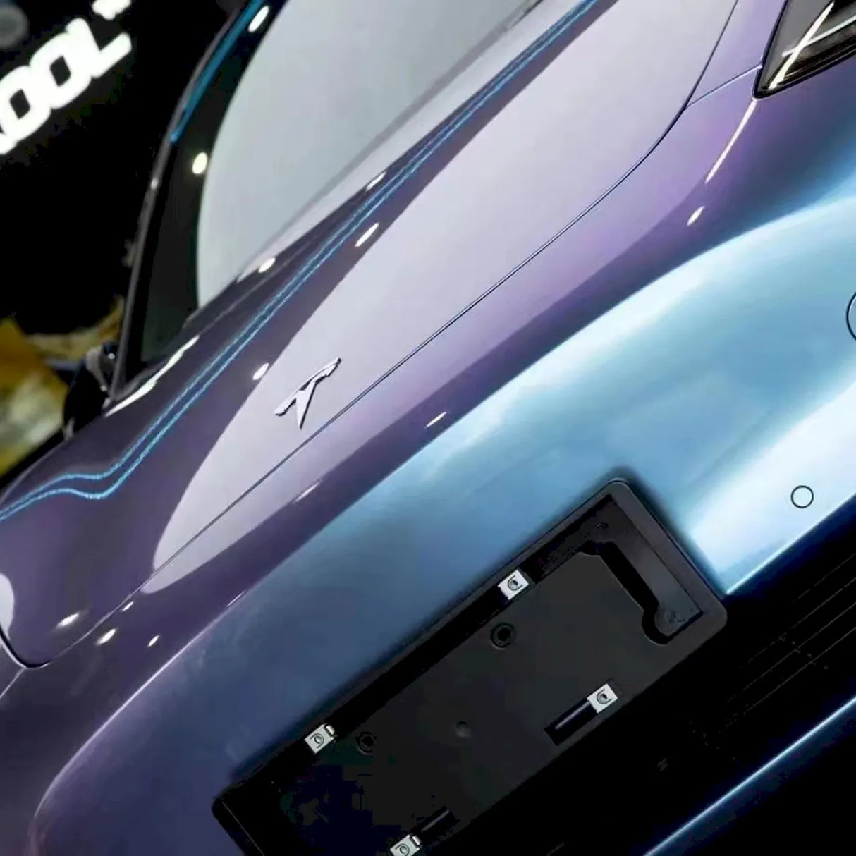 metal grey purple wrap
