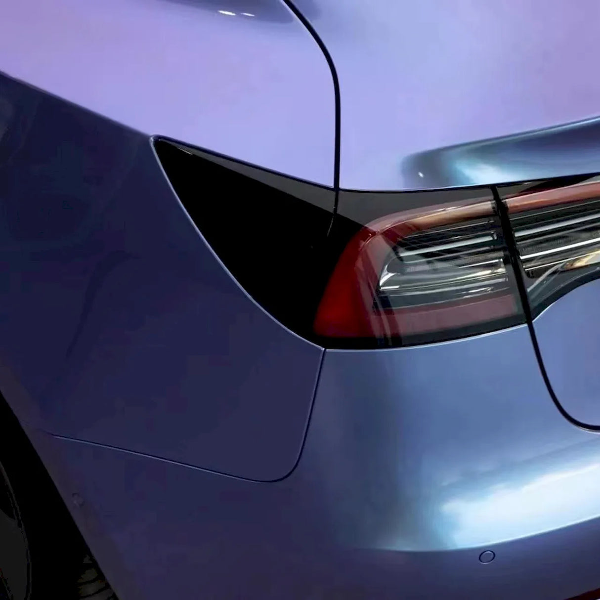 metal gray purple car vinyl wrap