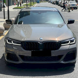 metallic bernina gray car wrap look during a sunny day