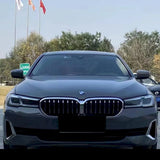 metallic bernina gray car wrap in the shadow