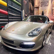 sports car wrapped in metallic champaign dark gold car wrap