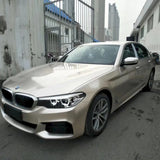 metallic champaign light gold car wrap