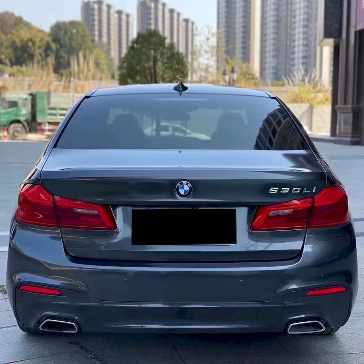 metallic coal gray vinyl car wrap