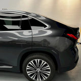 car wrapped in metallic coal gray wrap