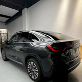 car wrapped in metallic coal gray wrap