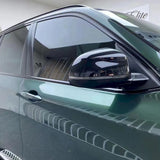 metallic gothic green car wrap