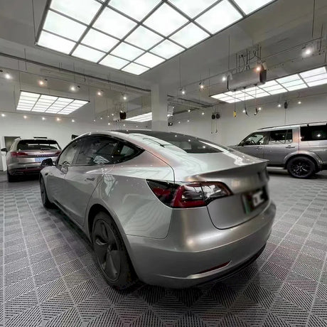 metallic gt silver vinyl wrap