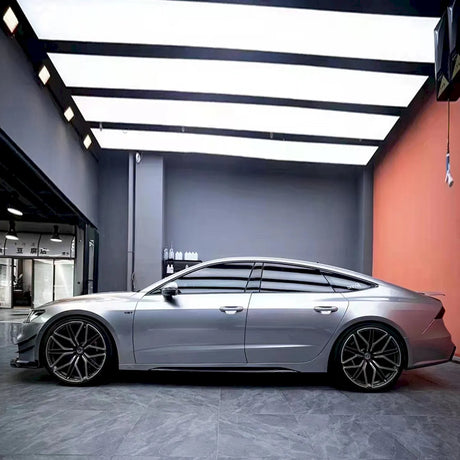 metallic gt silver car vinyl wrap